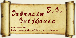 Dobrašin Veljković vizit kartica